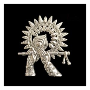 OXIS0017 -2 PCS PACK OF SILVER BNASURIWALA GERMAN SILVER PENDANT