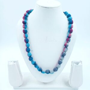 1layertassel0004- 1 PC MIX BLUE PACK OF SINGLE LAYER TASSEL