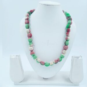 1layertassel0009- 1 PC MIX GREEN PACK OF SINGLE LAYER TASSEL