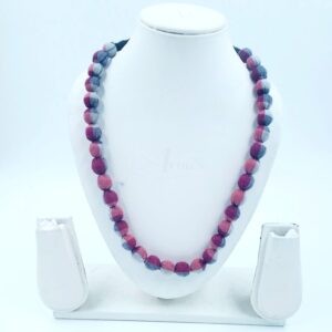 1layertassel0012- 1 PC MIX GREY MAROON PACK OF SINGLE LAYER TASSEL