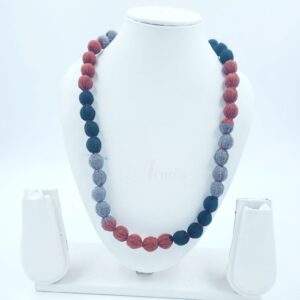 1layertassel0014- 1 PC MIX GREY BLACK  PACK OF SINGLE LAYER TASSEL