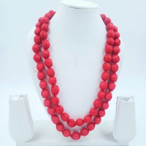 2layertassel0008- 1 PC RED PACK OF TWO LAYER TASSEL