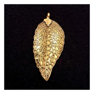 OXIG0005- 4 PCS PACK OF GOLDEN ROSE GERMAN SILVER PENDANT