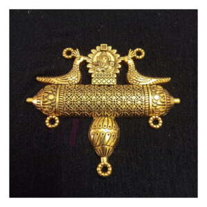 OXIG0007 -2 PCS PACK OF GOLDEN GERMAN SILVER PENDANT