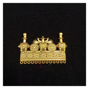 OXIG0008 -2 PCS PACK OF GOLD LARGE SIZE GERMAN SILVER PENDANT