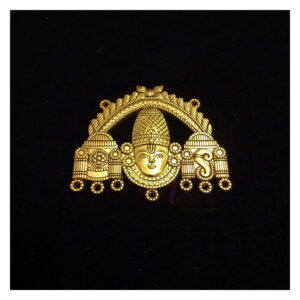 OXIG0009 -1 PCS PACK OF GOLDEN LARGE SIZE GERMAN SILVER PENDANT