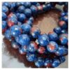 ONYX0006- 1 STRAND 8MM DARK BLUE ONYX BEADS