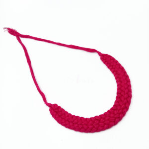REGULARDORI38- ARNAS PINK HANDMADE COTTON BRAIDED BACK ROPE| BACK DORI FOR NECKLACE – 4 PCS PACK
