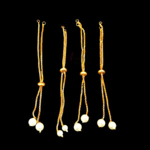 CHAIN0001- 4 PCS PACK OF GOLDEN BRACELET CHAIN FOR BRACELETE | RAKHI MAKING
