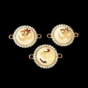 ECHARMS0003- ARNAS 1 PC PACK OF OM CHARMS FOR JEWELLERY | BRACELETE | RAKHI MAKING