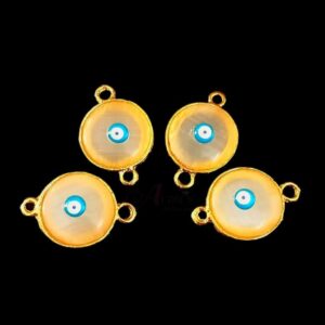 ECHARMS0004- ARNAS 2 PCS PACK OF SMALL EVIL EYE CHARMS FOR JEWELLERY | BRACELETE | RAKHI MAKING