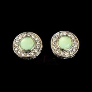 KUNDAN0053- ARNAS 4 PCS PACK OF ROUND KUNDAN FOR JEWELLERY | BRACELETE | RAKHI MAKING