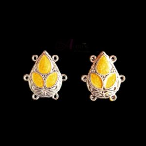 MEENAP0007/MEENAP0004/MEENAP0006/MEENAP0005/MEENAP0003- ARNAS 4 PCS PACK OF MEENAKARI SILVER BASED SMALL OXIDIZED CHARMS