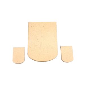 MDF0040- ARNAS 2 SETS OF GEOMETRIC MOTIF PENDANT AND EARRINGS MDF BOARD CUT OUT COMBO FOR NECKLACE AND EARRINGS MAKING| CRAFTING MATERIAL