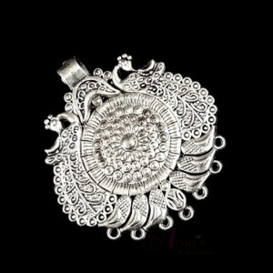 OXIS0050 -2 PCS PACK OF SILVER DESIGNER GERMAN SILVER PENDANT