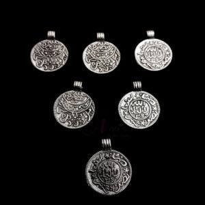 COINS0001- ARNAS 34 PIECES PACK OF SILVER OXIDIZED| GERMAN SILVER COIN FOR JEWELLERY MAKING – 30gm PACK