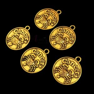 COINg0004- ARNAS 16 PIECES PACK OF GOLDEN OXIDIZED| GERMAN SILVER COIN FOR JEWELLERY MAKING – 30gm PACK