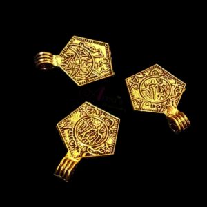 COINg0005- ARNAS 21 PIECES PACK OF GOLDEN OXIDIZED| GERMAN SILVER COIN FOR JEWELLERY MAKING – 30gm PACK