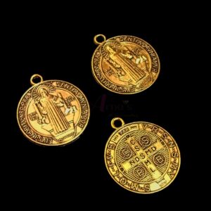 COINg0006- ARNAS 10 PIECES PACK OF GOLDEN OXIDIZED| GERMAN SILVER COIN FOR JEWELLERY MAKING – 30gm PACK