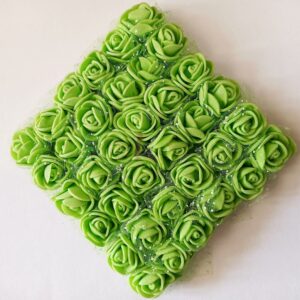 FLOWER0021- 24 PCs GREEN FOAM FLOWER
