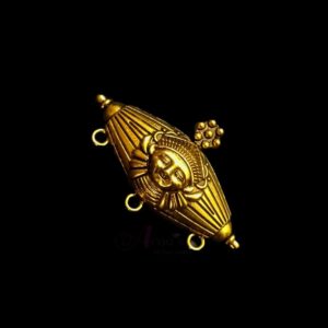 TABEEZG0006- 2 PCs PACK OF GOLDEN DESIGNER MOTIF GERMAN SILVER PENDANT