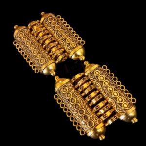 TABEEZG0004- ARNAS 6 PIECES PACK OF GOLDEN OXIDIZED| GERMAN SILVER TABEEZ FOR JEWELLERY MAKING