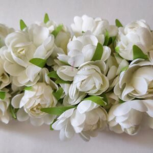 FLOWER0045- 12 PCs PACK OF PINK FABRIC FLOWER