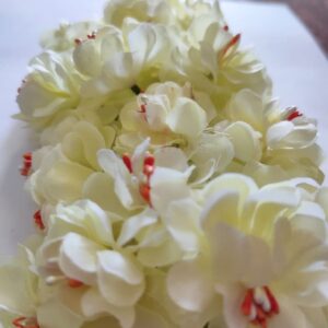 FLOWER0046- 12 PCs PACK OF PINK FABRIC FLOWER