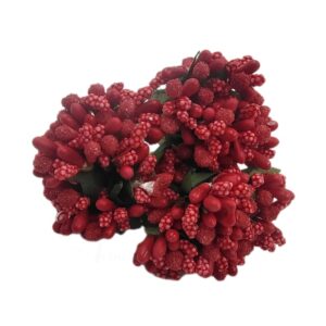 POLLEN0004- 1 PACK (12 BUNCHES) OF RED POLEN