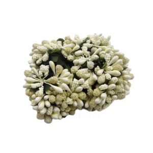 POLLEN0010- 1 PACK (12 BUNCHES) OF OFF-WHITE POLEN