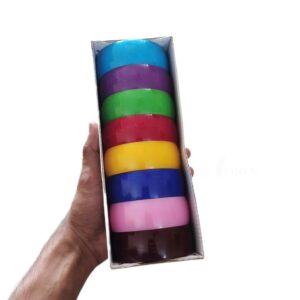 BASE0001- ARNAS 1 BOX 25 MM 2.2| 2.4| 2.6| 2.8 PLASTIC BANGLE BASE FOR SILK THREAD| COTTON THREAD| FABRIC BANGLES MAKING