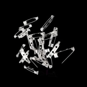 FINDINGS0036- ARNAS 20 PCS PACK OF 1.5 INCH SILVER BROOCH PIN