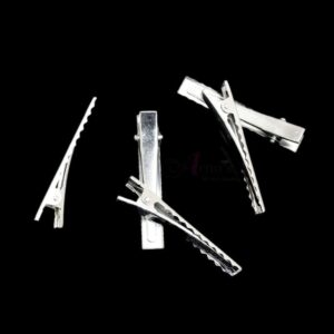 ARNAS 10 PCS PACK OF 1.8 INCH SILVER ALLIGATOR CLIP