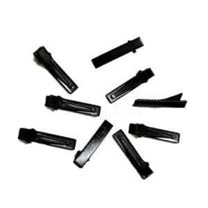ARNAS 10 PCS PACK OF 1.2 INCH BLACK ALLIGATOR CLIP