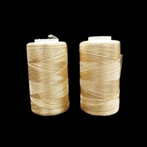 STHREAD0008- ARNAS 2 PCS PACK OF FAWN COLOR SILK THREAD FOR SEWING | CRAFTING | JEWELLERY MAKING