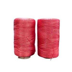STHREAD0018- ARNAS 2 PCS PACK OF CORAL COLOR SILK THREAD FOR SEWING | CRAFTING | JEWELLERY MAKING