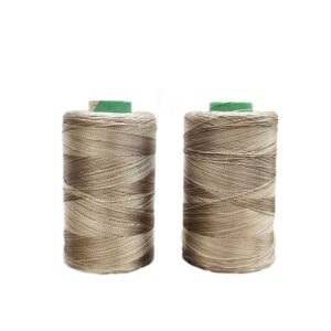 STHREAD0020- ARNAS 2 PCS PACK OF WHITE GOLD COLOR SILK THREAD FOR SEWING | CRAFTING | JEWELLERY MAKING
