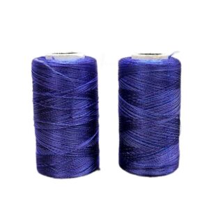 STHREAD0024- ARNAS 2 PCS PACK OF DARK PURPLE COLOR SILK THREAD FOR SEWING | CRAFTING | JEWELLERY MAKING