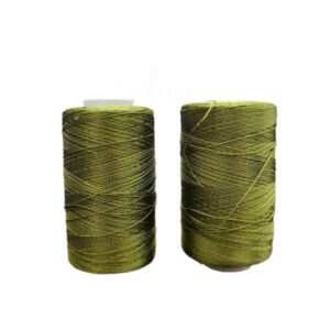 STHREAD0026- ARNAS 2 PCS PACK OF OLIVE GREEN COLOR SILK THREAD FOR SEWING | CRAFTING | JEWELLERY MAKING