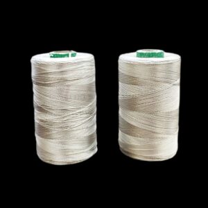 STHREAD0029- ARNAS 2 PCS PACK OF CREAM COLOR SILK THREAD FOR SEWING | CRAFTING | JEWELLERY MAKING