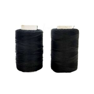 STHREAD0032- ARNAS 2 PCS PACK OF BLACK COLOR SILK THREAD FOR SEWING | CRAFTING | JEWELLERY MAKING