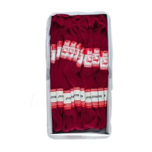 ARNAS 1 BOX (25 PCS) OF DOLI MAROON COTTON THREAD FOR SEWING | CRAFTING | JEWELLERY MAKING