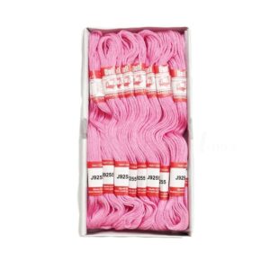 THREAD0002- ARNAS 1 BOX (25 PCS) OF DOLI BABY PINK COTTON THREAD FOR SEWING | CRAFTING | JEWELLERY MAKING