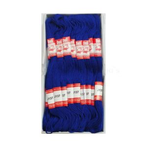 THREAD0008- ARNAS 1 BOX (25 PCS) OF DOLI NAVY BLUE COTTON THREAD FOR SEWING | CRAFTING | JEWELLERY MAKING