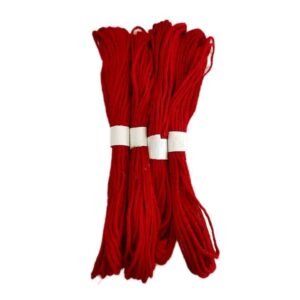 TJUTE0003- ARNAS 2 PCS (APPROX 20 METERS) PACK OF RED JUTE THREAD FOR JEWELLERY MAKING | CRAFTING