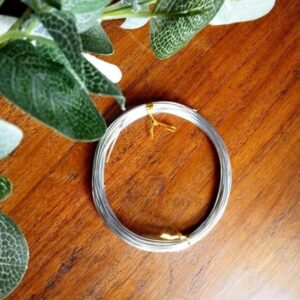 WIRE0008- ARNAS 20 GAUGE SILVER PLATED WIRE FOR JEWELLERY MAKING
