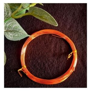 WIRE0009- ARNAS 20 GAUGE COPPER PLATED WIRE FOR JEWELLERY MAKING