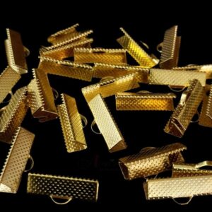 CONNECTOR0041- ARNA’S 20 PCs PACK OF 20 X 5 MM GOLDEN BRASS METAL CONNECTOR FOR JEWELLERY MAKING