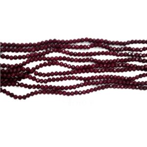 CRYSTAL0045	- 1 STRAND 4MM BROWN OPAQUE CRYSTAL BEADS