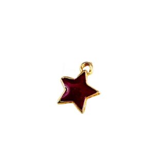 ECHARMS0171- ARNAS 2 PCS PACK OF ANTIQUE GOLDEN CUTE STAR MOTIF CHARMS FOR NECKLACE | BRACELET | RAKHI MAKING